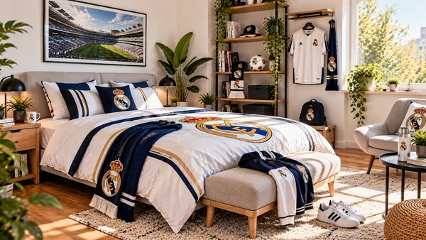 Inspirace pro fanouškovský pokoj Real Madrid