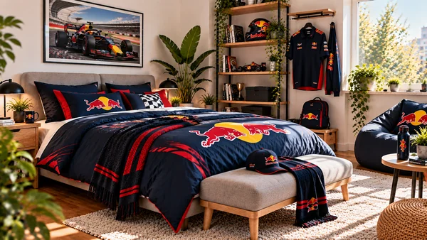 Inspirace pro fanouškovský pokoj Red Bull Racing