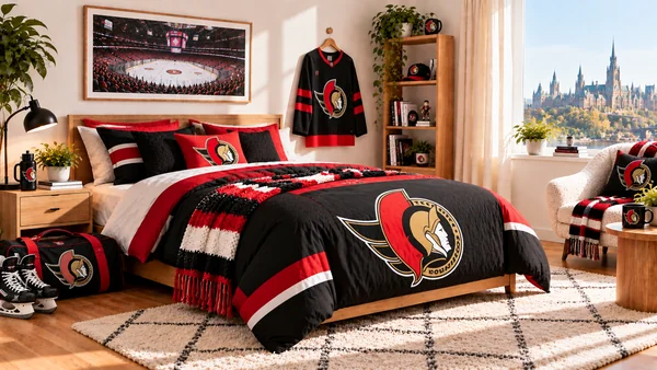 Inspirace pro fanouškovský pokoj Ottawa Senators
