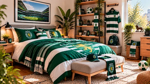 Inspirace pro fanouškovský pokoj Sporting CP