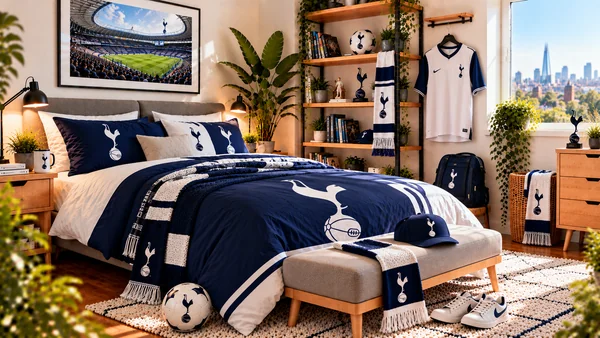 Inspirace pro fanouškovský pokoj Tottenham Hotspur