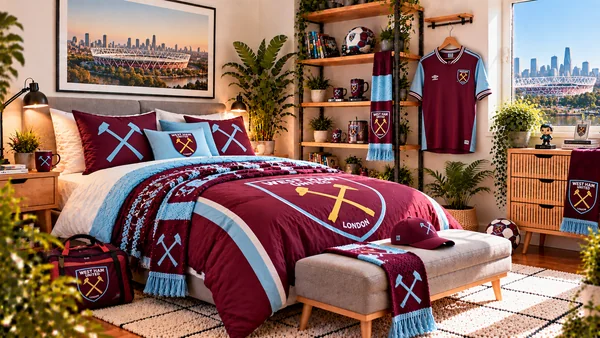 Inspirace pro fanouškovský pokoj West Ham United
